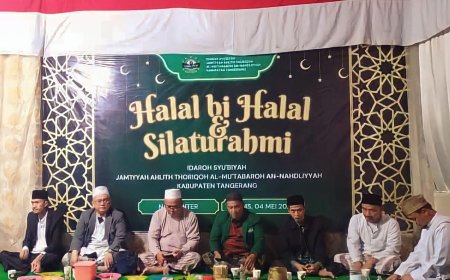 Halal Bihalal, JATMAN Kabupaten Tangerang Eratkan Persaudaraan Hembuskan Perdamaian