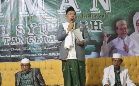 Mudir dan Rois Idarah Wustho JATMAN Banten hadiri Pelantikan Syu’biyah JATMAN Kabupaten Tangerang