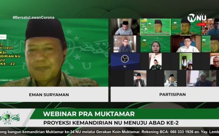 Jelang Muktamar, Eman Suryaman Sampaikan Tiga Pesan Program Berjangka Kemandirian NU