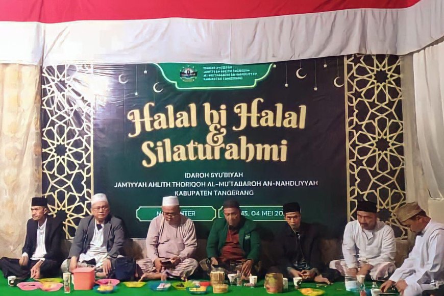 Halal Bihalal, JATMAN Kabupaten Tangerang Eratkan Persaudaraan Hembuskan Perdamaian