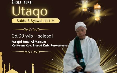 Shalat Sunat Utaqa; Momen Silaturahmi Halal Bihalal Para Pengamal Tarekat