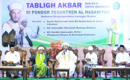 Ponpes Al-Hasaniyyah Gelar Doa untuk Indonesia bersama Cucu Syekh Abdul Qodir Al Jailani