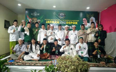 Mudir JATMAN Jawa Barat Hadiri Musyawarah Idarah Syu’biyah ke-1 Kota Depok