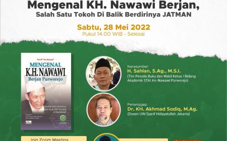 JOL Discussion: Bedah Buku Mengenal KH. Nawawi Berjan Purworejo dan Cikal Bakal Berdirinya JATMAN
