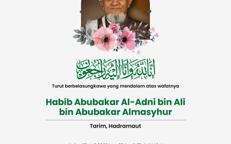 Wafatnya Al-Habib Abu Bakar Al-Adni bin Ali Al-Masyhur, Tokoh Thariqah Alawiyah Yaman