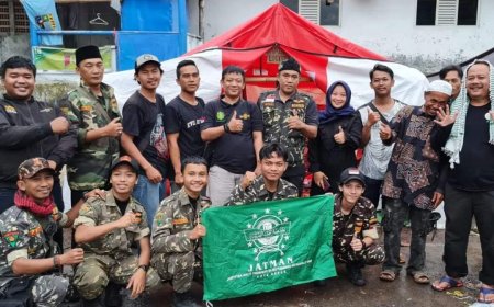 JATMAN Kota Depok Salurkan Donasi Bencana Gempa dan Longsor Cianjur