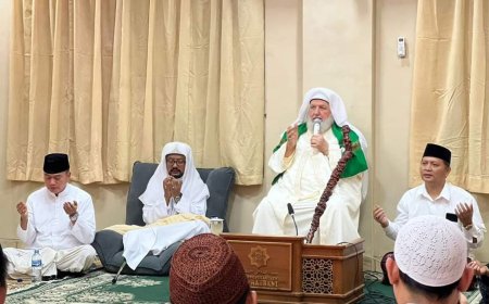 Syekh Shobahuddin Al-Rifai Al-Baghdadi Doakan Pesantren Ketua MATAN DKI Jakarta