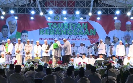 Resmi Dilantik Pengurus Idaroh Wustho JATMAN Jawa Timur