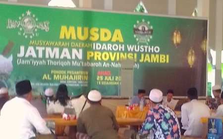 Idaroh Wustho Jambi Masa Khidmah 2021-2026 Resmi Terbentuk