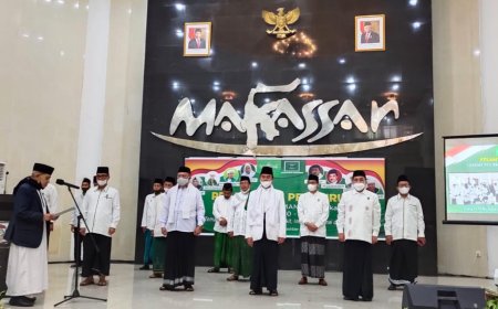 Pelantikan Idarah Syu’biyah Kota Makassar Periode 2020/2025