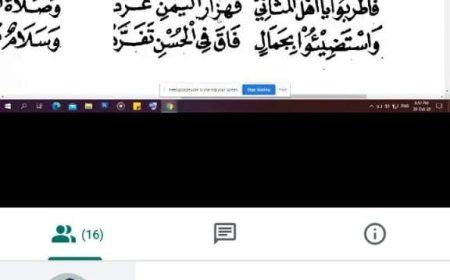 Yasinan Edisi Maulid Nabi Virtual MATAN UNJ