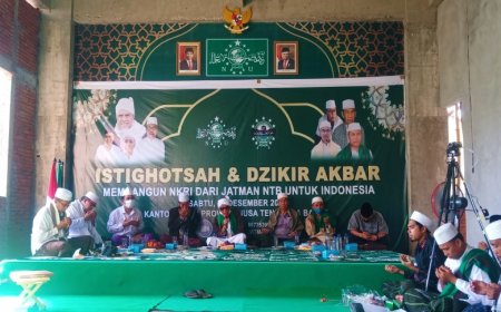 Idarah Wustha JATMAN NTB Gelar Istighosah dan Dzikir Akbar