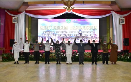 Memperkuat Kebhinekaan, Habib Luthfi Pimpin Pembacaan Ikrar Kebangsaan