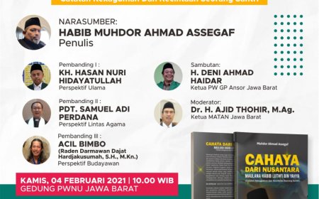 Besok MATAN Jawa Barat Akan Adakan Bedah Buku Cahaya dari Nusantara