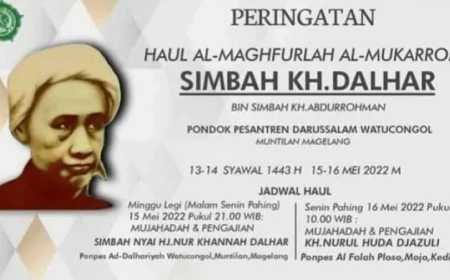 Ini Agenda Haul Ke-65 Mbah Dalhar Watucongol Magelang