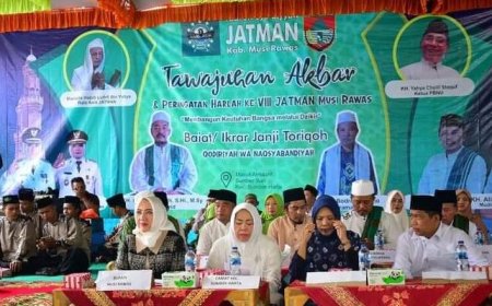 Tawajuhan Akbar dan Peringatan Harlah ke-8 JATMAN Musi Rawas
