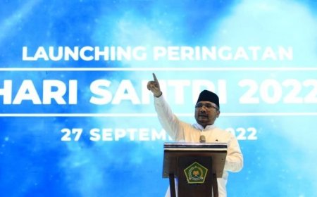 Luncurkan Hari Santri 2022, Menag: Kebencian Dilawan dengan Prestasi