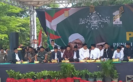 Pelantikan PCNU Brebes, Ketua Tanfidziyah Berpesan Pentingnya Adab dalam Beragama