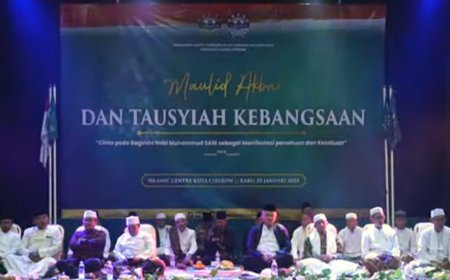 MATAN Cirebon Gelar Maulid dan Tausyiah Kebangsaan