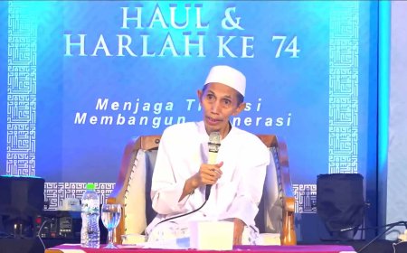 Haul Masyayikh dan Harlah Ke-74 Ponpes Nurul Jadid, Kiai Zuhri Sampaikan Pesan Penting Ini
