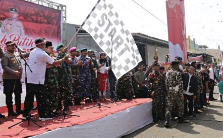 Kirab Merah Putih, Habib Luthfi Tegaskan Indonesia Tidak Bisa Dipecah Belah