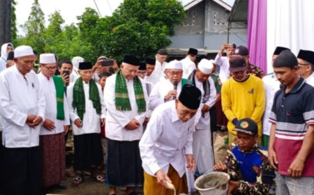 Peletakan Batu Pertama Gedung JATMAN Ghusniyyah Adipala