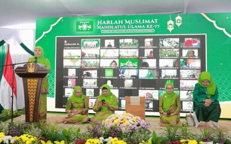 Harlah Muslimat NU ke-77, Khofifah Pertegas Khidmat dan Bangun Peradaban Dunia