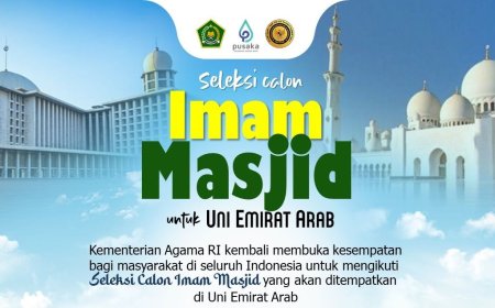 Dibuka Seleksi Calon Imam Masjid di Uni Emirat Arab, Ini Syarat dan Jadwalnya