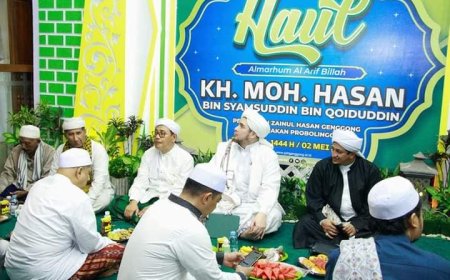Haul Ke-70 Kiai Hasan Genggong, Habib Jindan Sampaikan Pesan Perdamaian