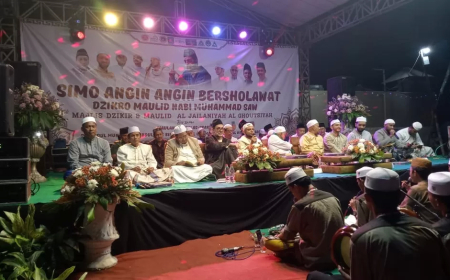 Hadiri Maulid Nabi di Sidoarjo, Mursyid ‘Aam Thoriqoh Shidiqiyah Darqowiyah Syadziliyah Ingatkan untuk Lebih Mencintai Rasulullah