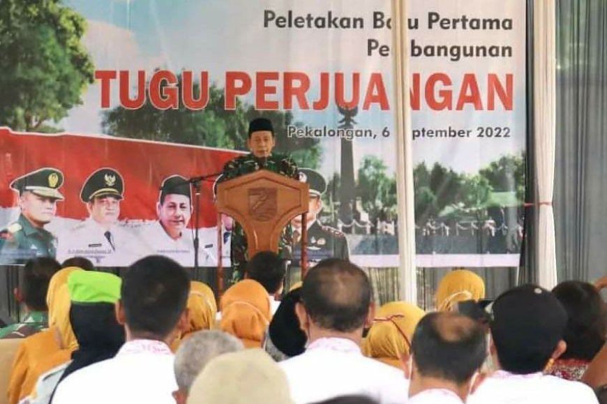 Habib Luthfi bin Yahya hadiri Peletakan batu Pembangunan Tugu Perjuangan Masyarakat Kota Pekalongan