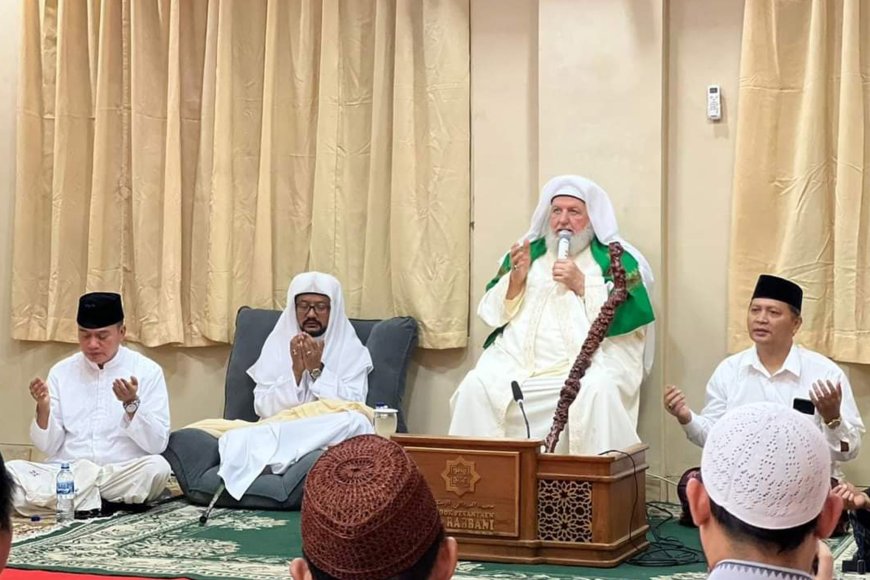 Syekh Shobahuddin Al-Rifai Al-Baghdadi Doakan Pesantren Ketua MATAN DKI Jakarta