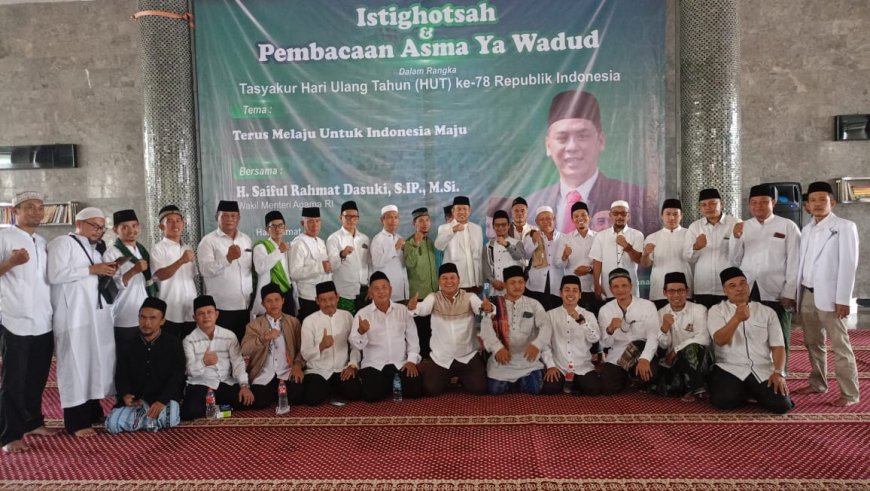 HUT RI ke-78 JATMAN Kabupaten Bogor Sukses Gelar Istighotsah dan bacaan Asma Ya Wadud