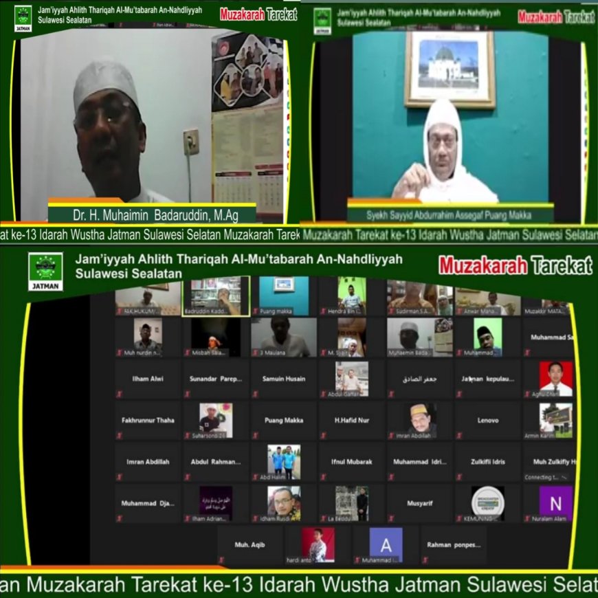 JATMAN Sulsel Gelar Muzakarah ke-14 secara Virtual