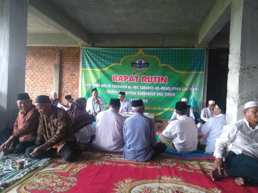 Rapat Rutin Triwulan Syu’biyyah OKU Timur