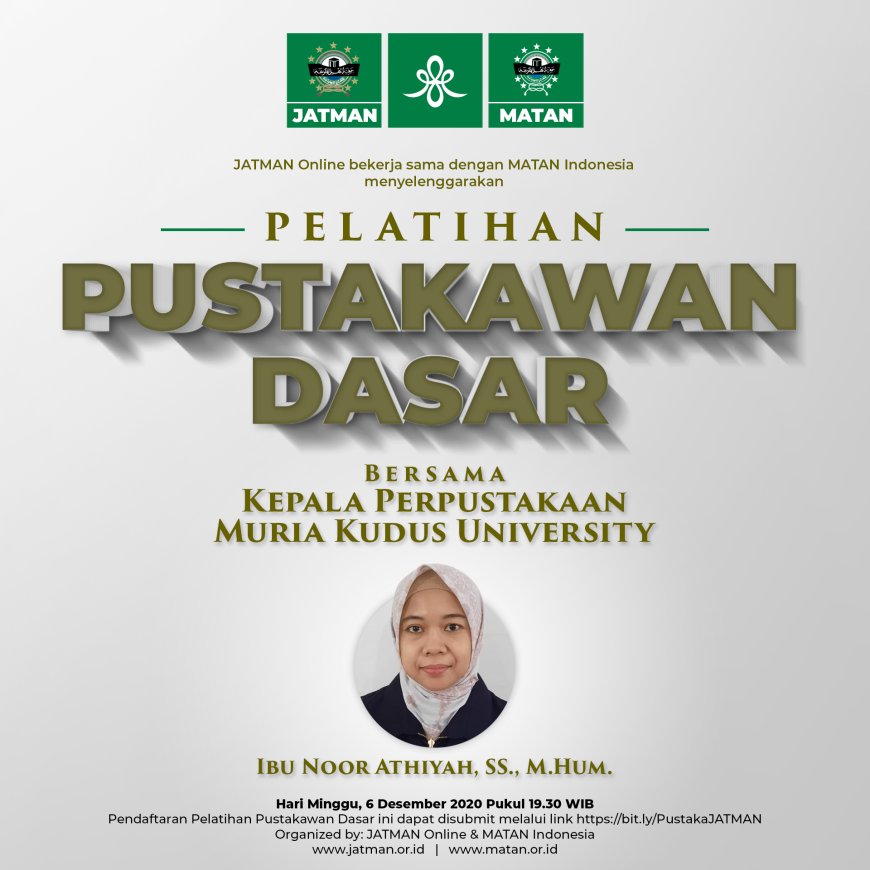 JATMAN Online Bangun Perpustakaan Digital, Adakan Pelatihan