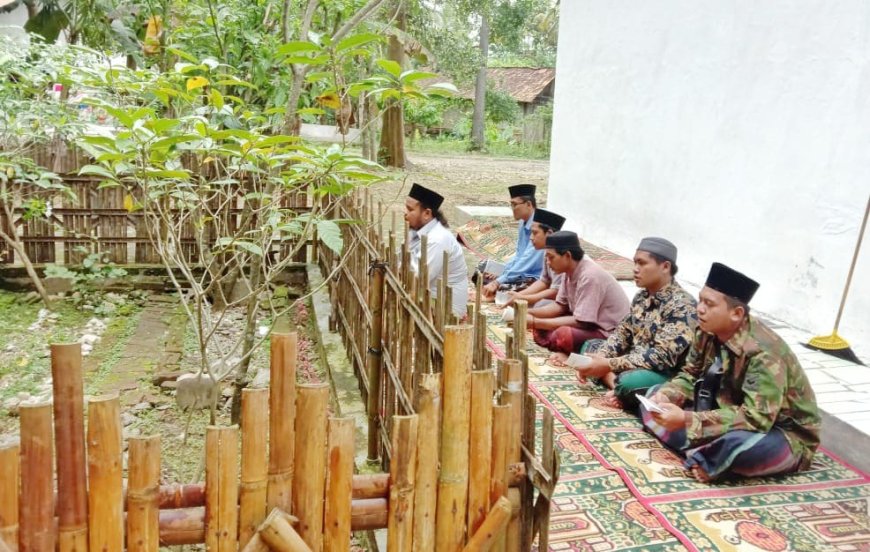 Harlah MATAN ke-9 Pringsewu Ziarahi Ulama KH. Abdul Wahab PP Riyadlotut Tholibin