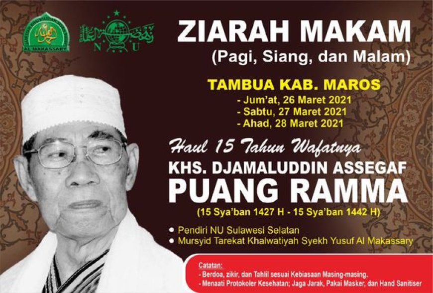 Haul ke-15 KH. Sayyid Djamaluddin Assegaf Puang Ramma