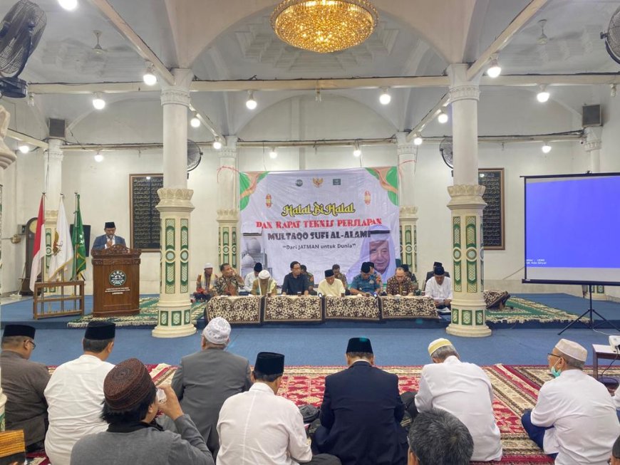 JATMAN Aliyah Gelar Halal Bihalal dan Rapat Persiapan Multaqo Sufi Dunia