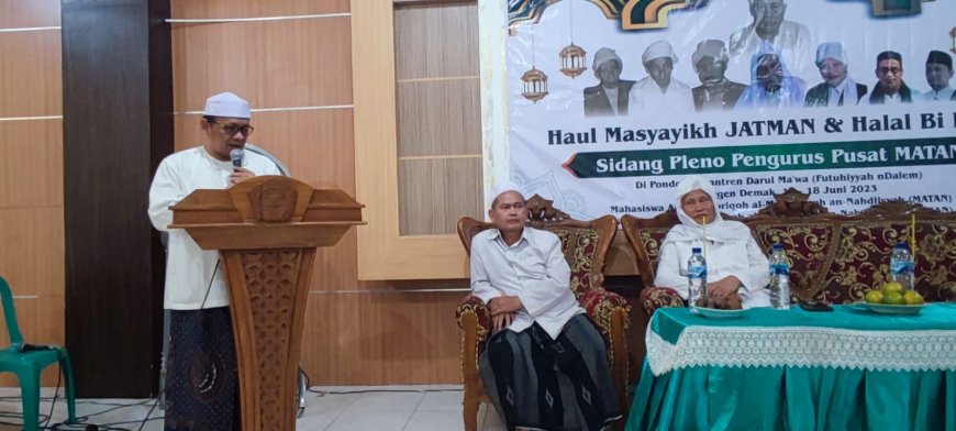Sidang Pleno MATAN, Pemuda Perlu Mengawal Dakwah Tarekat dan Tasawuf