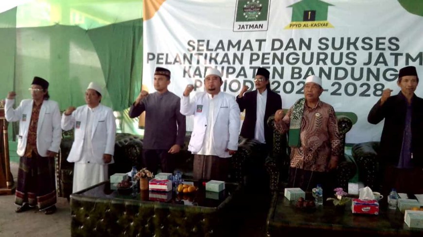 Gaungkan Deklarasi Kebangsaan dan Pemilu Damai, JATMAN Kabupaten Bandung Gelar Pelantikan Pengurus Baru