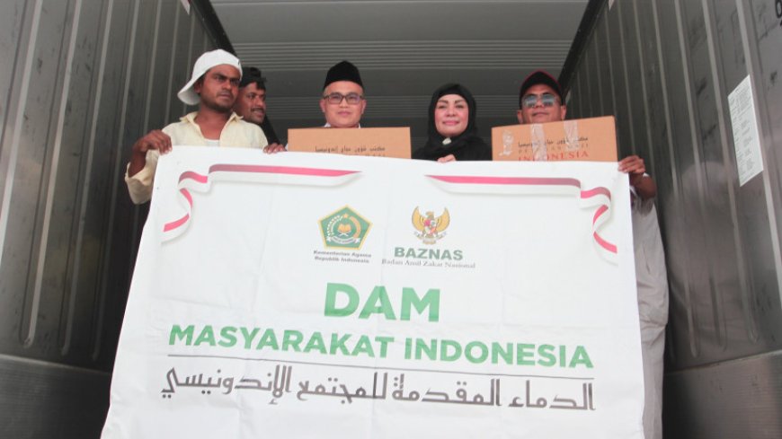 Pertama Kali, Daging 3.000 Kambing DAM Haji Dikirim Ke Indonesia