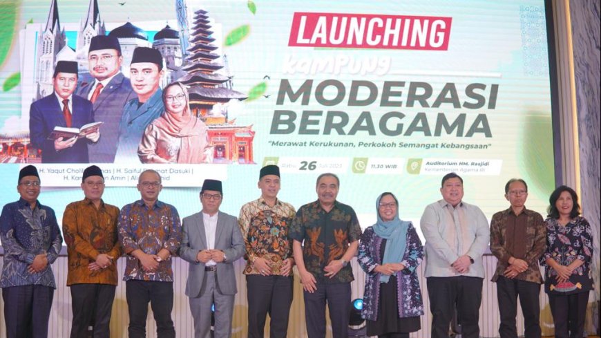 Promosikan Perdamaian, Kemenag Luncurkan Program 1.000 Kampung Moderasi Beragama
