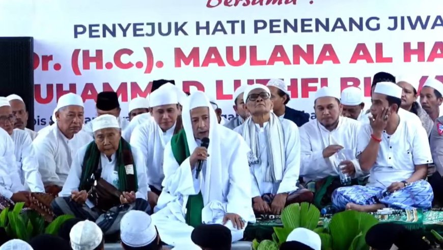 Hadiri Haul Ke 140 Habib Umar Bin Toha Bin Yahya, Habib Luthfi Ajak Generasi Muda Kenal Ulama