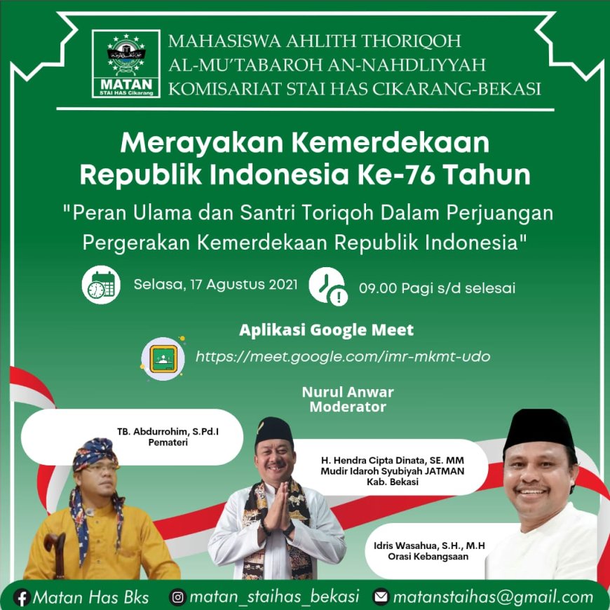 PW MATAN DKI Jakarta: Kader MATAN Harus Kuasai Sains dan Teknologi serta Kemandirian Ekonomi