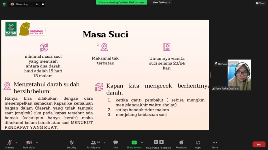 MATAN DKI Adakan Kajian Fikih Wanita