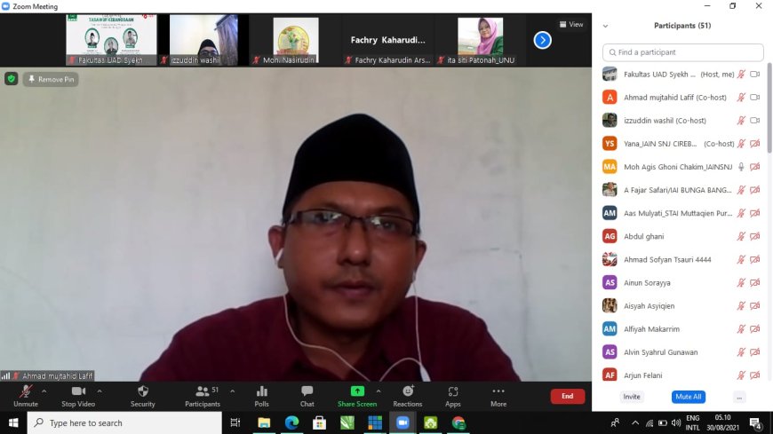 Rayakan Kemerdekaan, PK MATAN IAIN Cirebon Adakan Webinar Tasawuf Kebangsaan