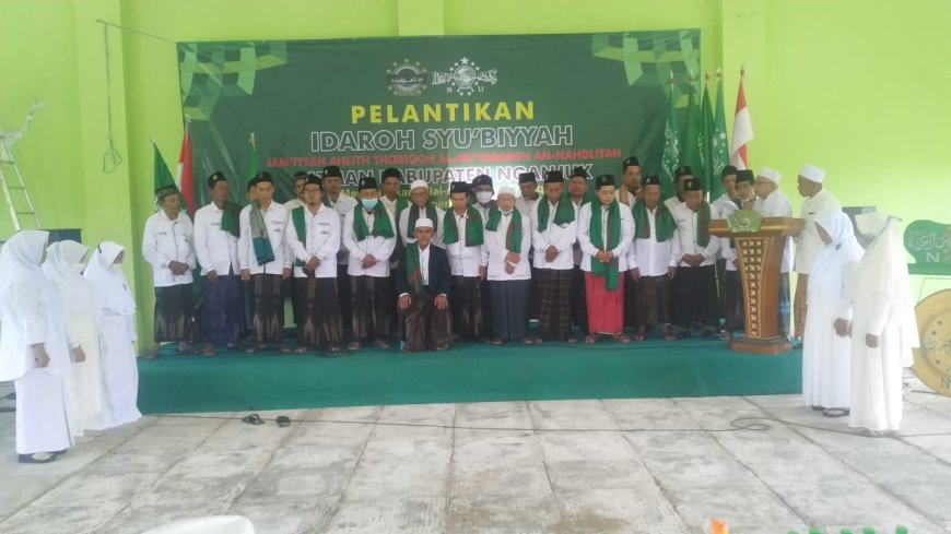 Pengurus Idaroh Syu’biyyah JATMAN Kabupaten Nganjuk Periode 2020-2025 Resmi Dilantik