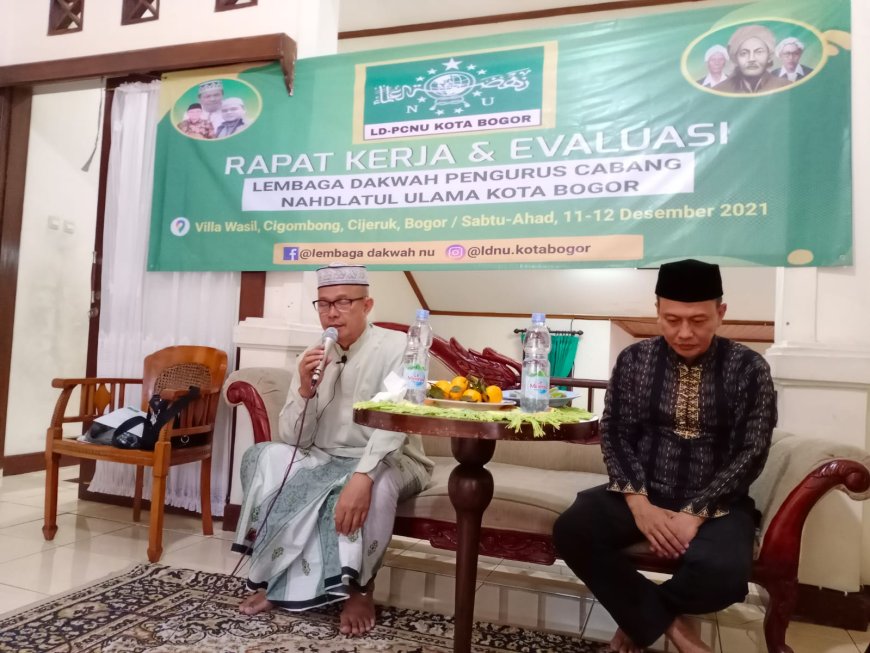 Raker LD-PCNU Kota Bogor, Penguatan Dakwah Wasathiyah Aswaja
