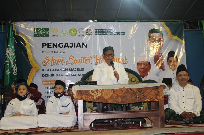 Peringatan HSN oleh FKMNU UNNES Dihadari Habib Umar Muthohar